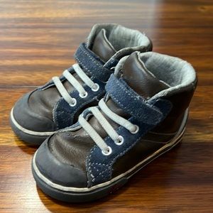 See Kai run high top brown neutral shoes leather size 7